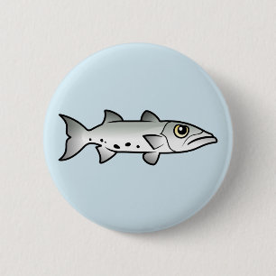 Badge Rond 5 Cm Barracuda