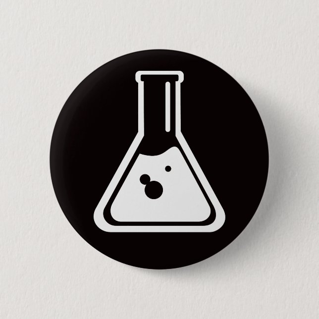 Badge Rond 5 Cm Barre Beakers (logo) - Bouton (Devant)