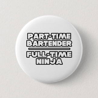 Badge Rond 5 Cm Bartender / Ninja