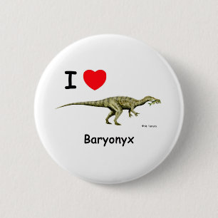 Badge Rond 5 Cm Baryonyx