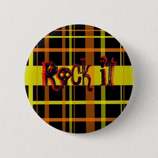 Badge Rond 5 Cm Basculez-le ! Pin de plaid (Devant)