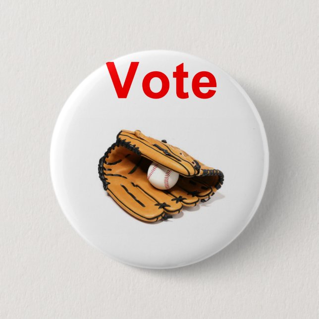 Badge Rond 5 Cm Base-ball Mitt Romney 2012 (Devant)