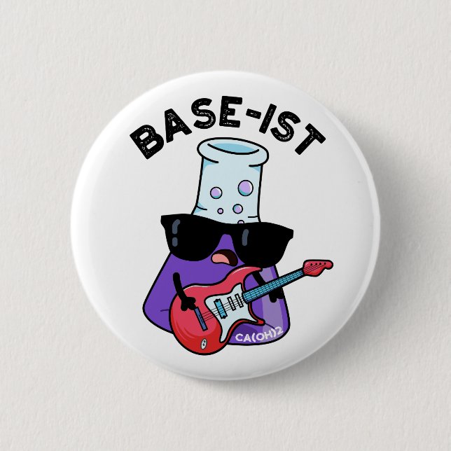 Badge Rond 5 Cm Base ist Funny Chimie Pun (Devant)