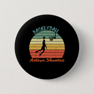 Badge Rond 5 Cm Basket-ball actif 8