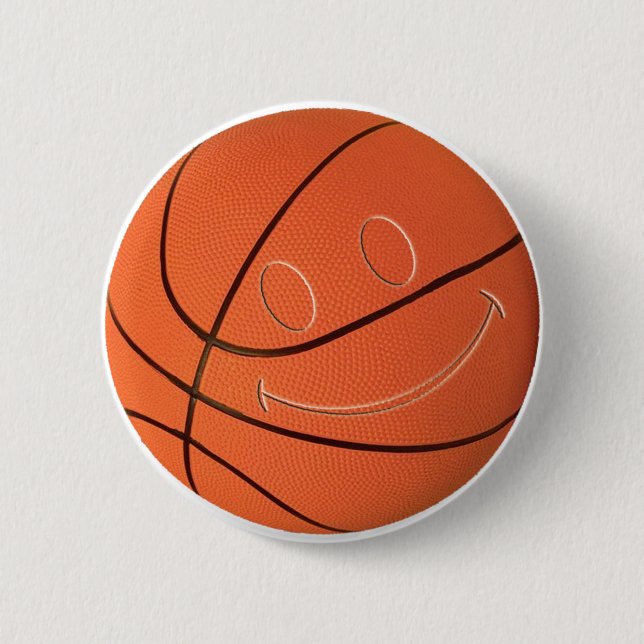 BADGE ROND 5 CM BASKET-BALL DE VISAGE (Devant)
