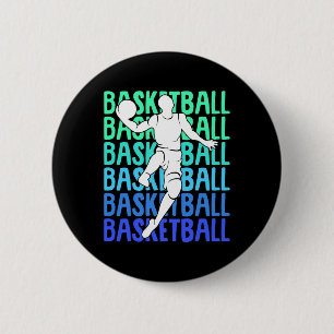 Badge Rond 5 Cm Basketball Enfants Garçons Hommes 2