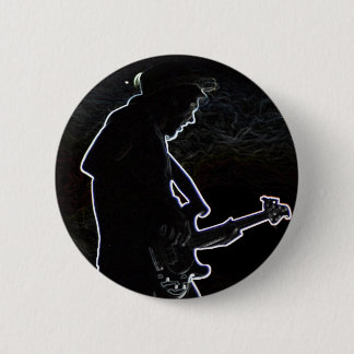 Badge Rond 5 Cm basse de guitare de musique