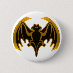 Badge Rond 5 Cm Bat Gold Le MUSÉE Zazzle Cadeaux