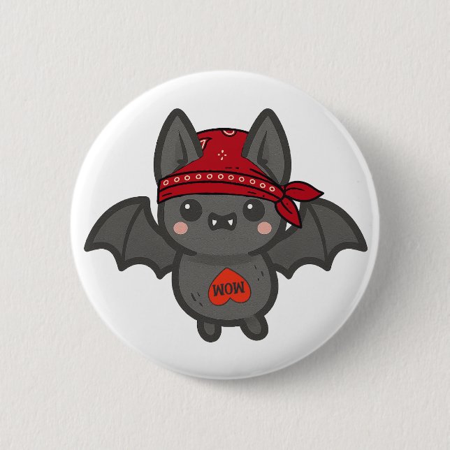 Badge Rond 5 Cm Bat to the Bone Button (Devant)