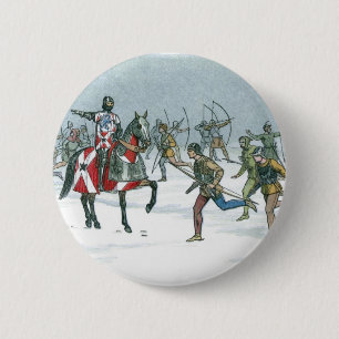Badge Rond 5 Cm Bataille de Towton 1461