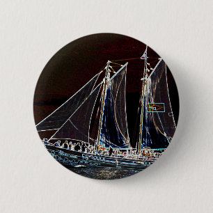 Badge Rond 5 Cm Bateau à voile - Photographie abstraite