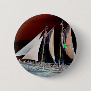 Badge Rond 5 Cm Bateaux sous voile