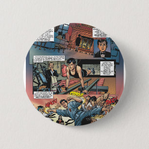 Badge Rond 5 Cm Batman - Bruce Wayne Origines 1