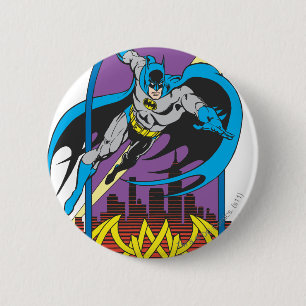 Badge Rond 5 Cm Batman Flies Thru the Night