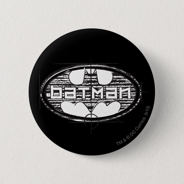 Badge Rond 5 Cm Batman | Logo provisoire (Devant)