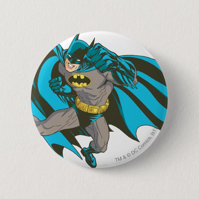Badge Rond 5 Cm Batman Punching 1 (Devant)