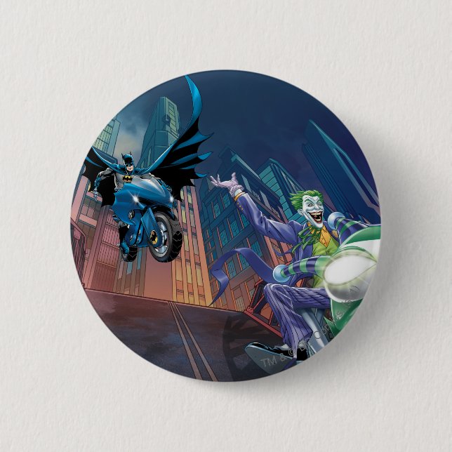 Badge Rond 5 Cm Batman Rogue Rage - 11 (Devant)