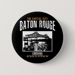 Badge Rond 5 Cm Baton Rouge