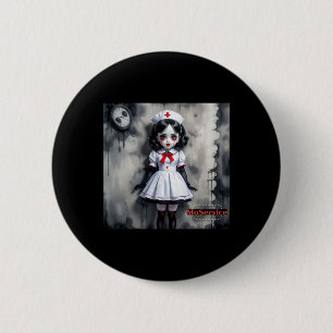Badge Rond 5 Cm Bb Infirmière Sticker