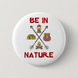 Badge Rond 5 Cm Be In Nature