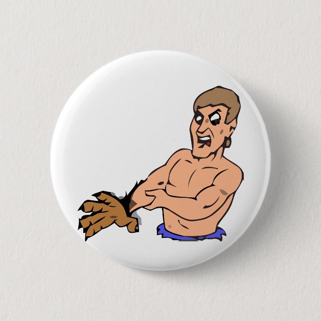 Badge Rond 5 Cm Bearman expérimental (Devant)