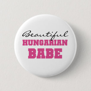 Badge Rond 5 Cm Beau bébé hongrois