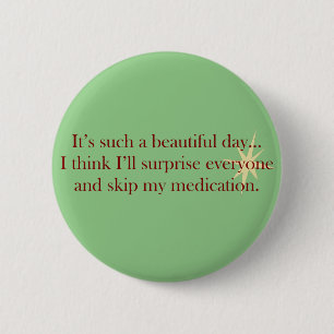 Badge Rond 5 Cm Beau Bouton Daze