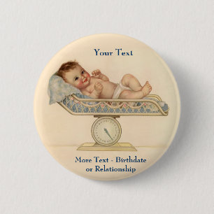 Badge Rond 5 Cm Beaucoup d'amour dans le petit paquet