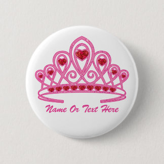 Badge Rond 5 Cm Beauté Couronne Custom