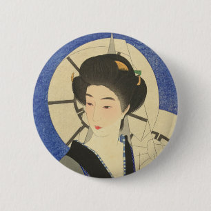Badge Rond 5 Cm Beauté japonaise chez le Bathouse