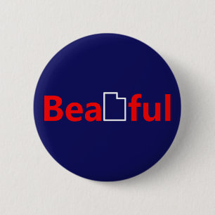 Badge Rond 5 Cm Beautiful