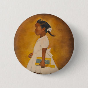 Badge Rond 5 Cm Beaux-arts d'Afro-américain