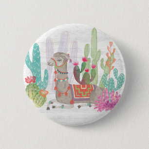 Badge Rond 5 Cm Beaux lamas I