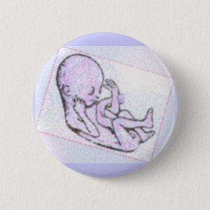 Badge Rond 5 Cm bébé à naître