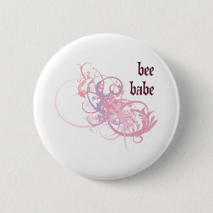 Badge Rond 5 Cm Bébé d'abeilles