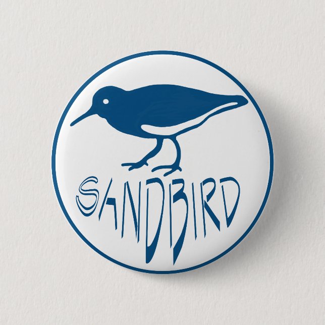 Badge Rond 5 Cm Bécasseau (Devant)