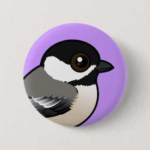 Badge Rond 5 Cm Bécasseau à cou noir