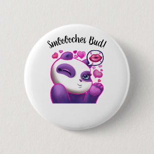 BADGE ROND 5 CM BÉCOTEZ-VOUS MOI