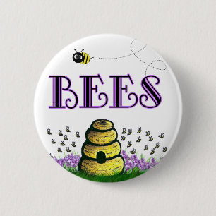 Badge Rond 5 Cm BEEEEEs