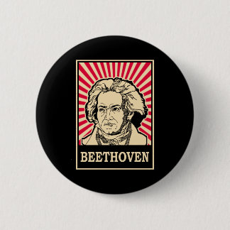 Badge Rond 5 Cm Beethoven