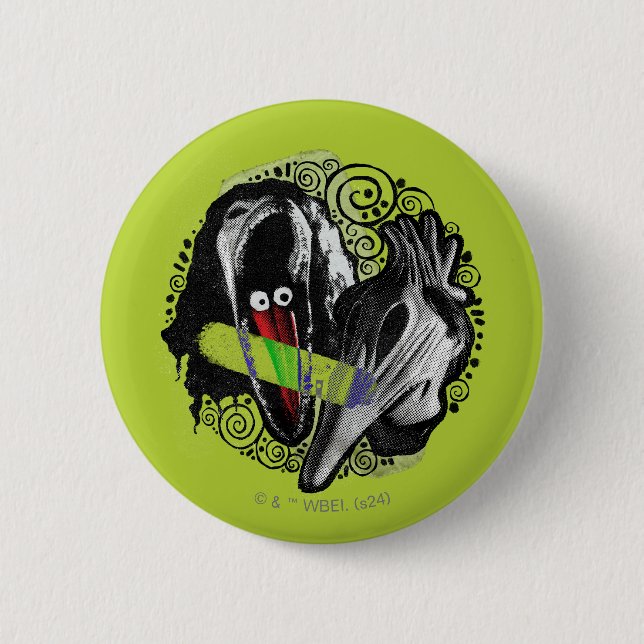 Badge Rond 5 Cm Beetlejus | Adam & Barbara Scary (Devant)