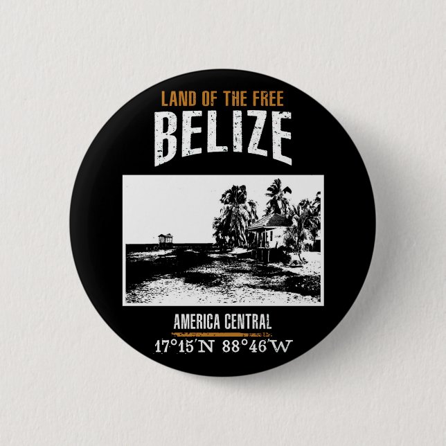 Badge Rond 5 Cm Belize (Devant)