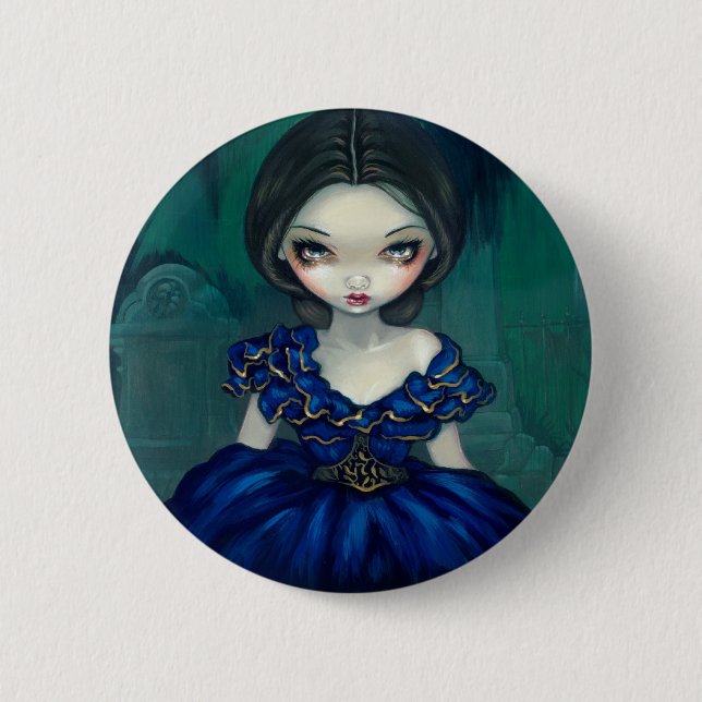 Badge Rond 5 Cm "Belle bouton de Bonaventure" (Devant)