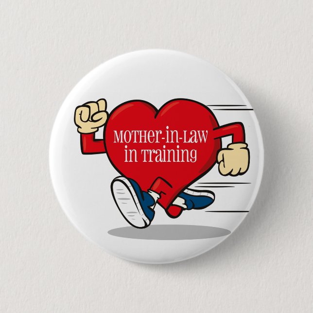 Badge Rond 5 Cm Belle-mère dans le bouton de formation (Devant)