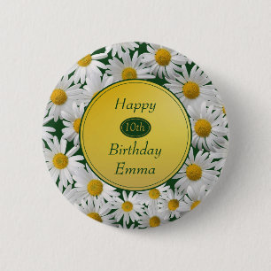 Badge Rond 5 Cm Belle Mourangerie N'Importe Quel Âge Anniversaire