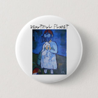 Badge Rond 5 Cm Belle planète, belle planète