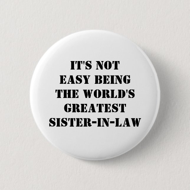 Badge Rond 5 Cm Belle-soeur (Devant)