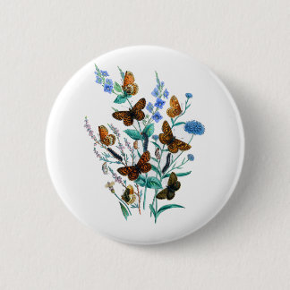 Badge Rond 5 Cm Belles papillons