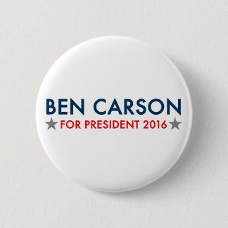 Badge Rond 5 Cm Ben Carson pour le bouton du président 2016