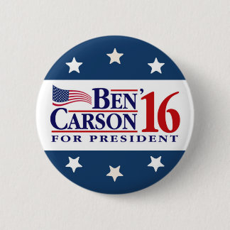 Badge Rond 5 Cm Ben Carson pour le président